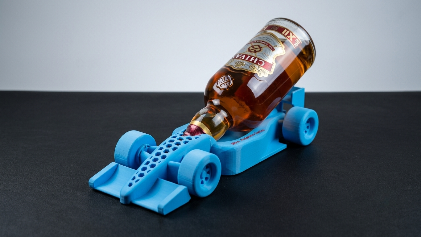 Porta botella impreso en 3D